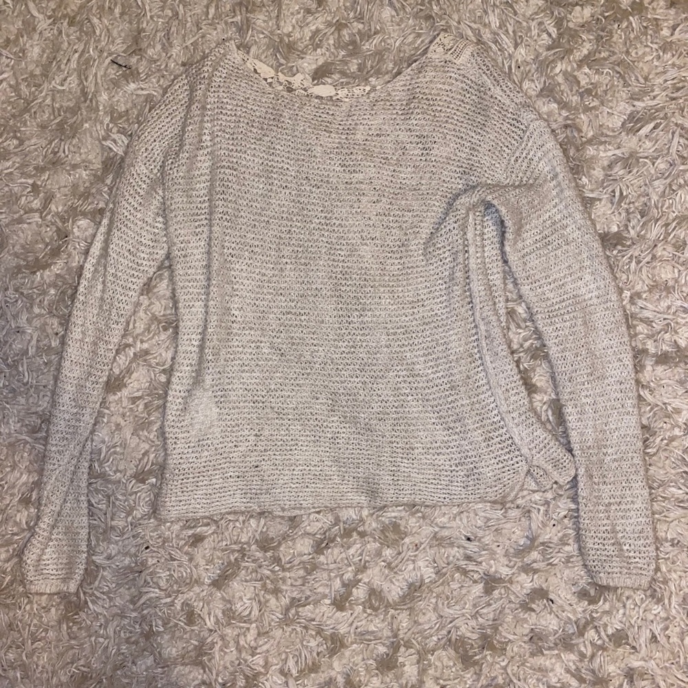 Cream sweater
